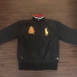 Vintage polo zip up